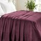 Edge Collections - 108" x 90" - Purple - Cozy Geometric Blanket for Every Season - 1 Piece